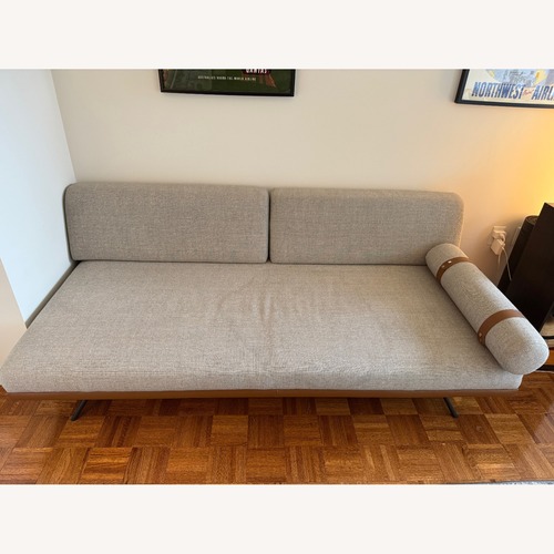 Used AllModern Elmsmere Upholstered Fabric Sleeper Sofa  for sale on AptDeco