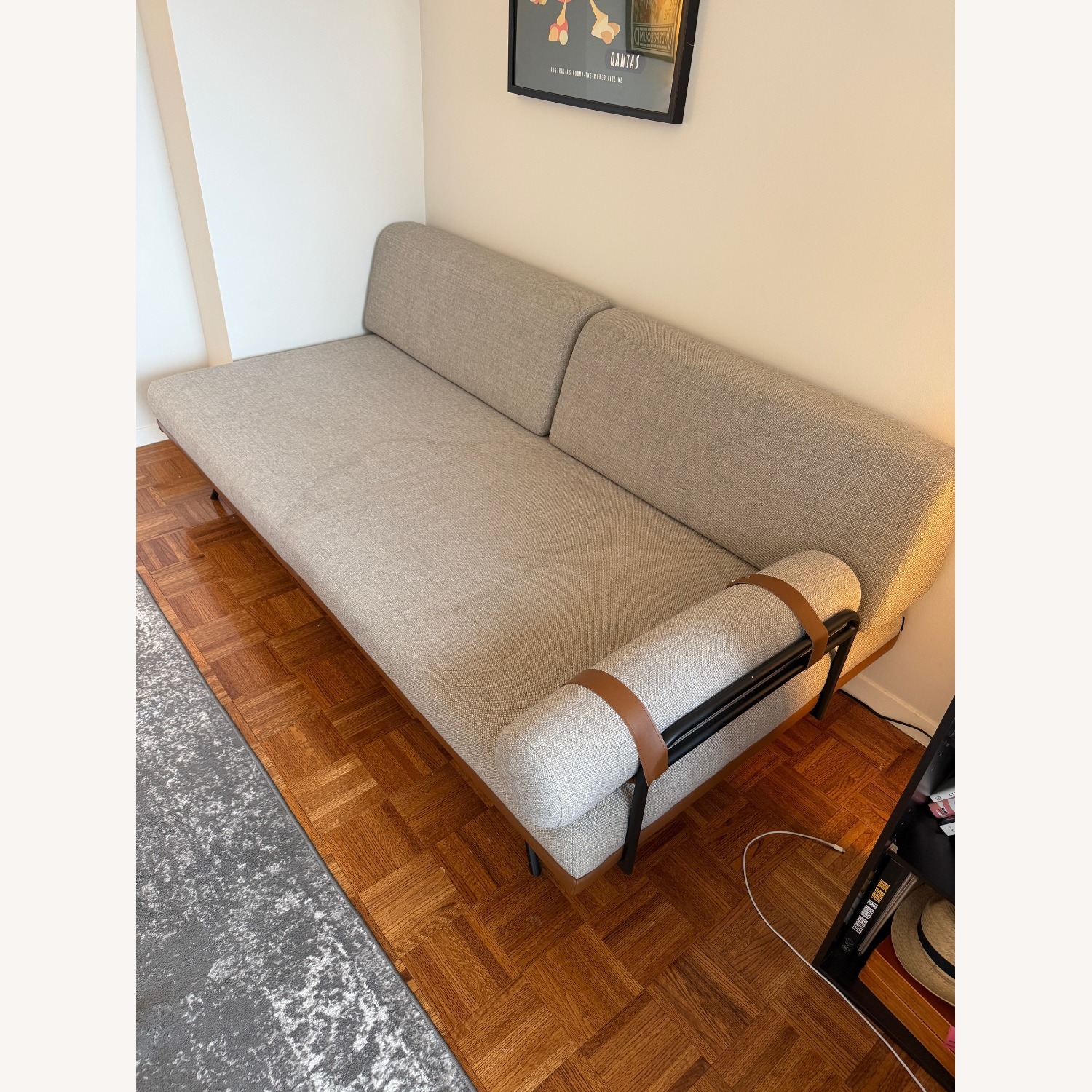 AllModern Elmsmere Upholstered Fabric Sleeper Sofa  - image-4