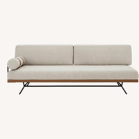 AllModern Elmsmere Upholstered Fabric Sleeper Sofa 