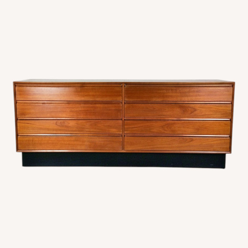 Used Danish Modern Teak 8 Drawer Lowboy Dresser for sale on AptDeco