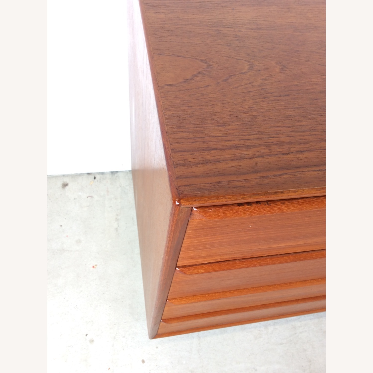 Danish Modern Teak 8 Drawer Lowboy Dresser - image-16