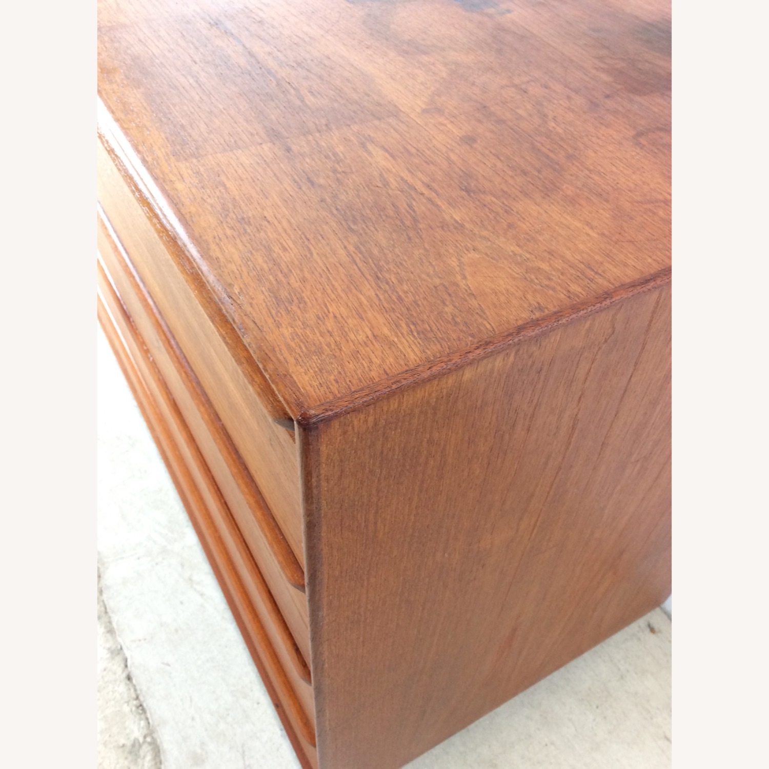 Danish Modern Teak 8 Drawer Lowboy Dresser - image-21