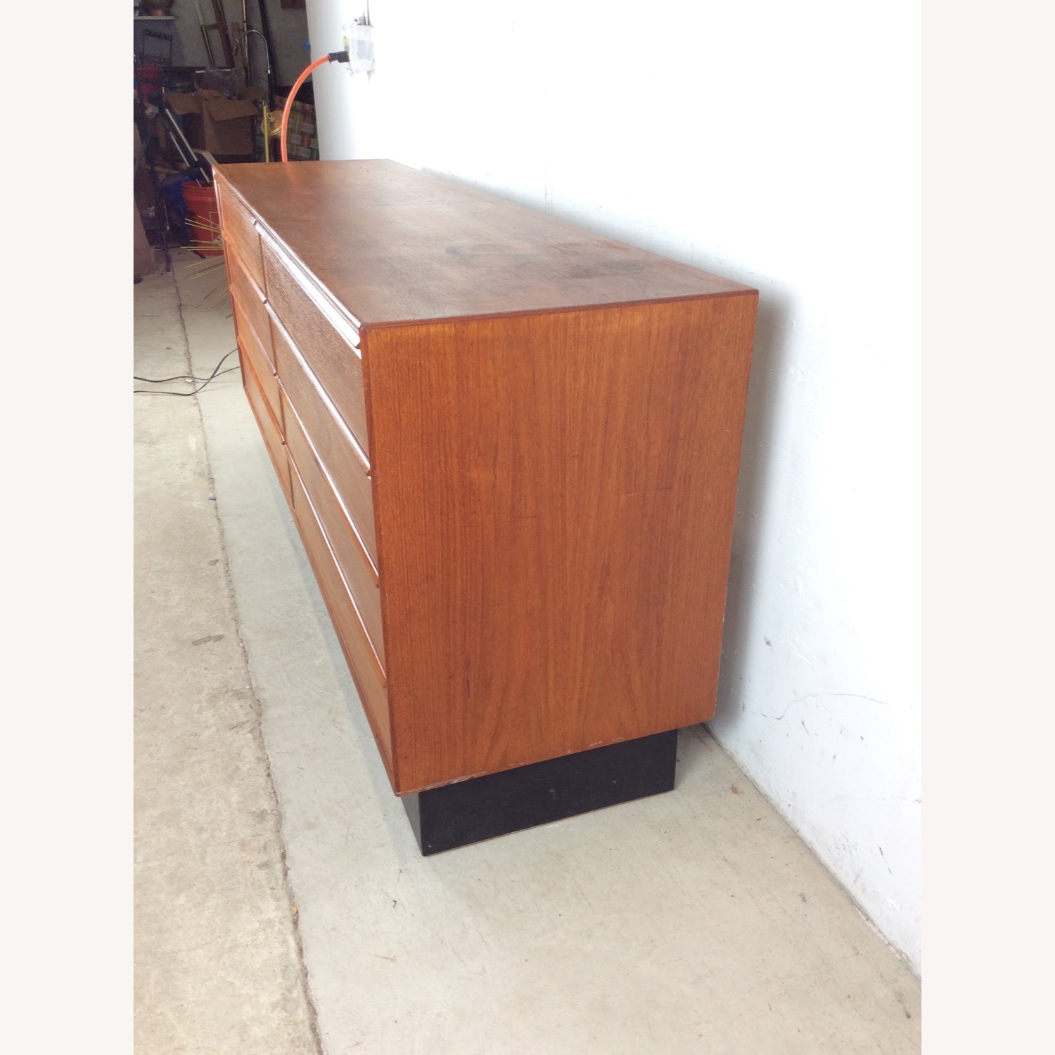 Danish Modern Teak 8 Drawer Lowboy Dresser - image-20
