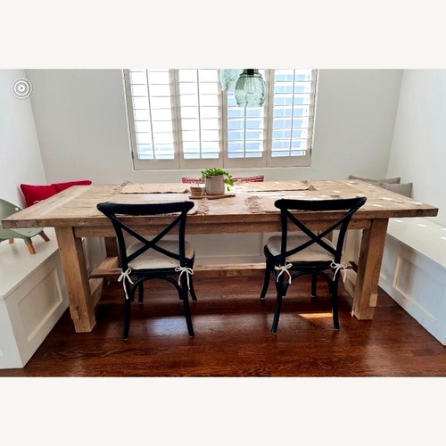 Used Natural Wood Dining Table for sale on AptDeco