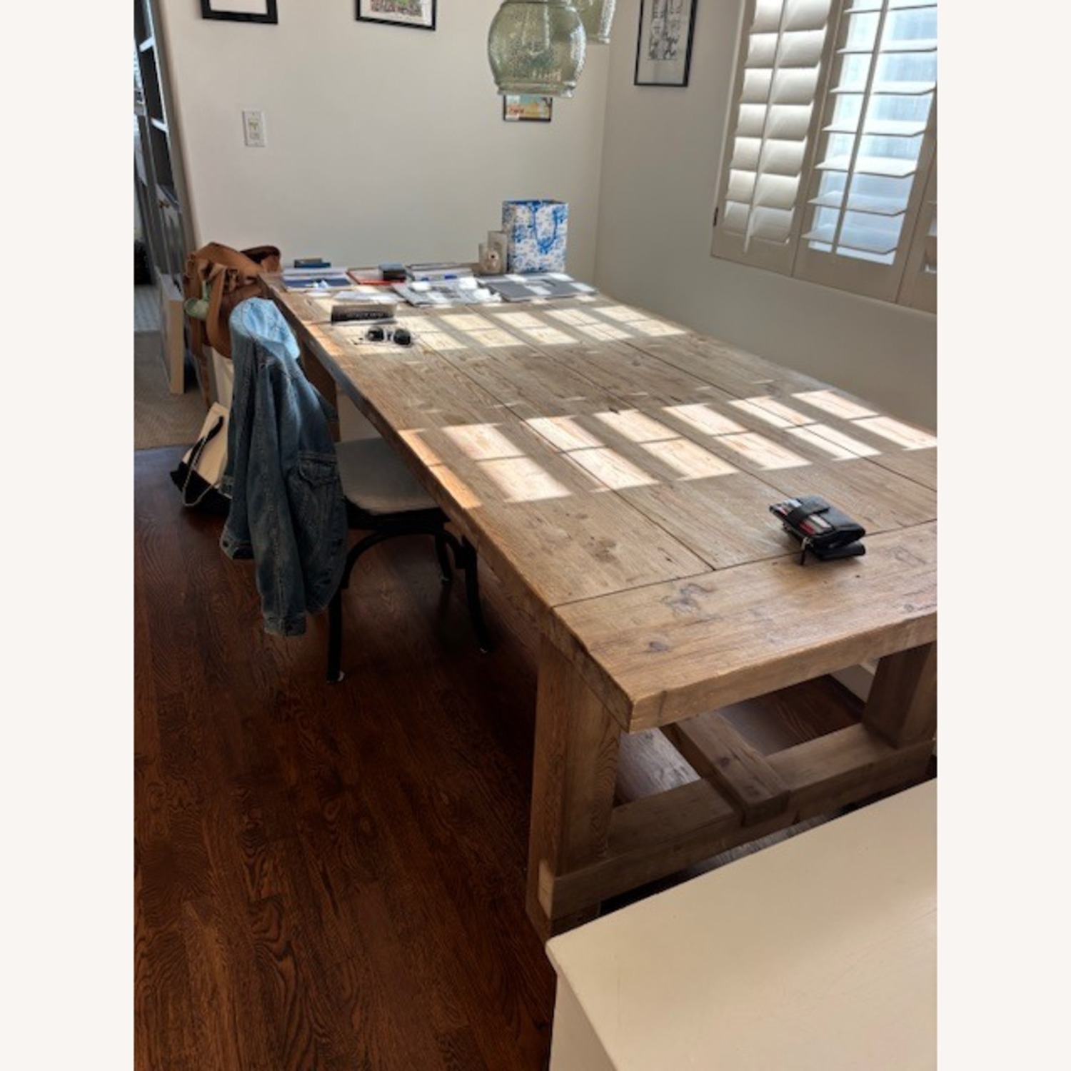 Natural Wood Dining Table - image-4