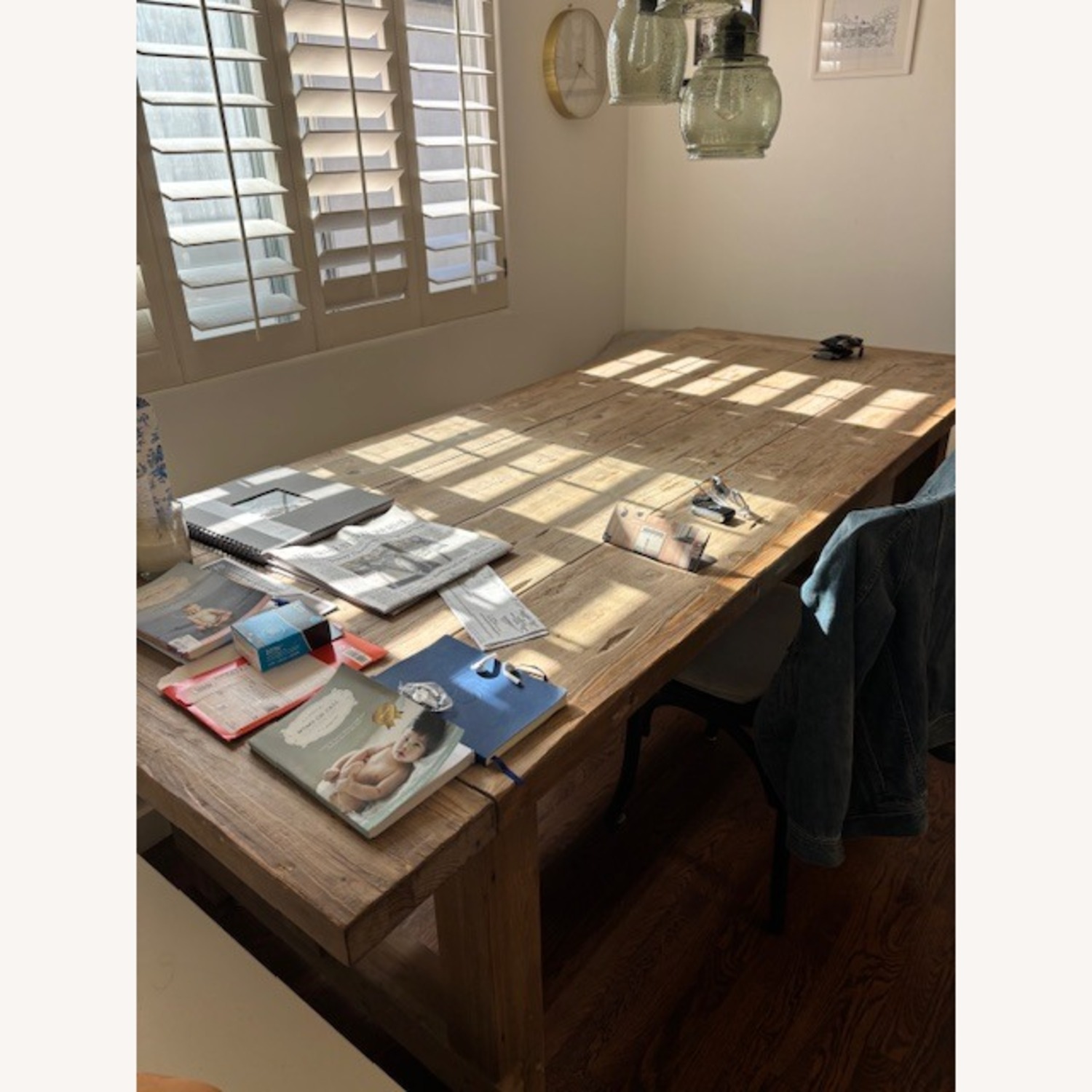 Natural Wood Dining Table - image-2