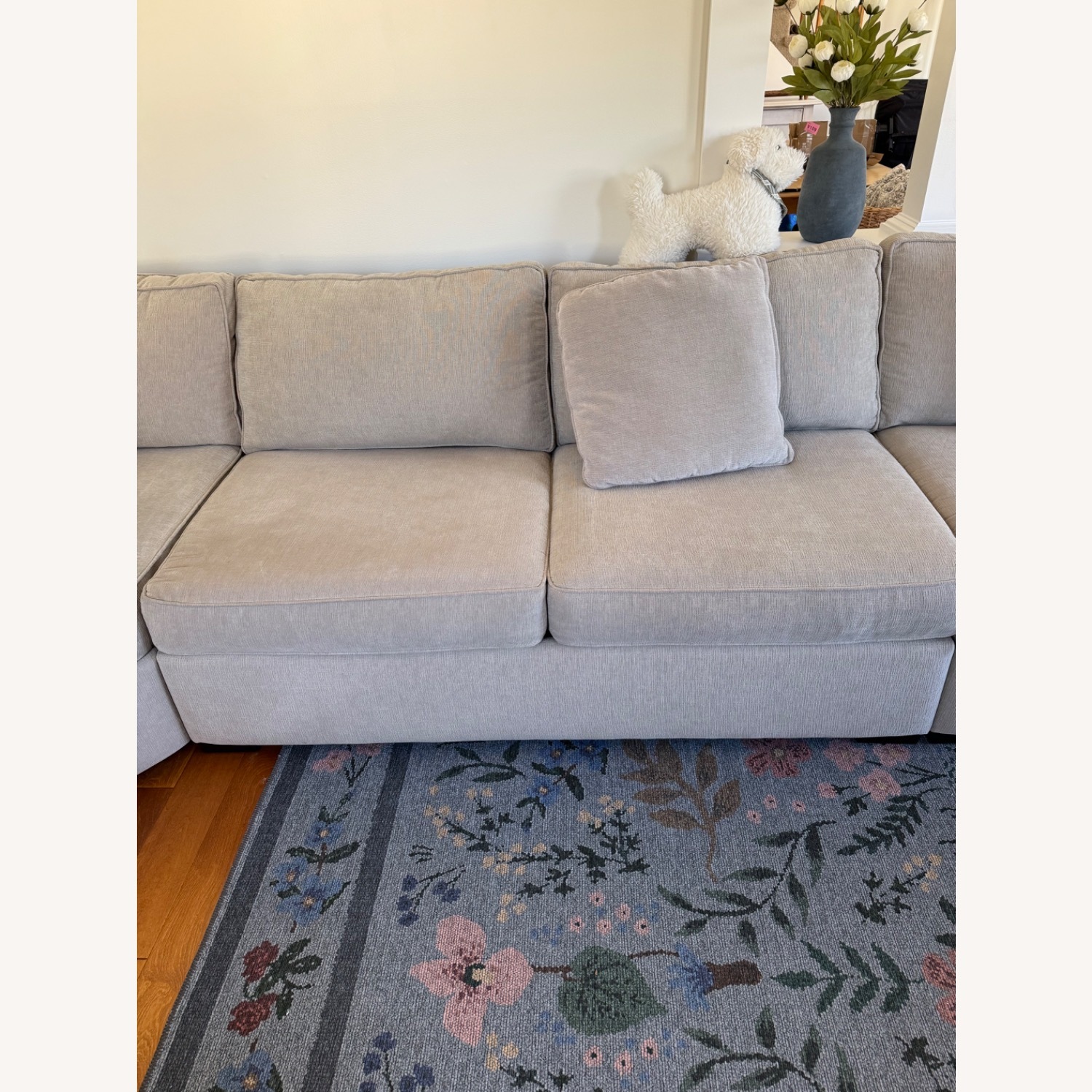 Macy's Radley Natural Fabric 3+ Piece Sectional - image-4