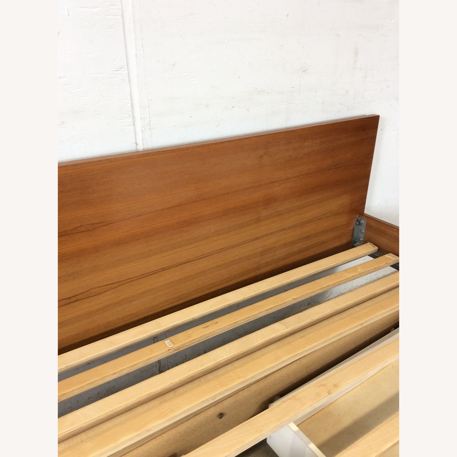 Danish Teak Queen Bed Frame with 2 Storage Drawers - image-16