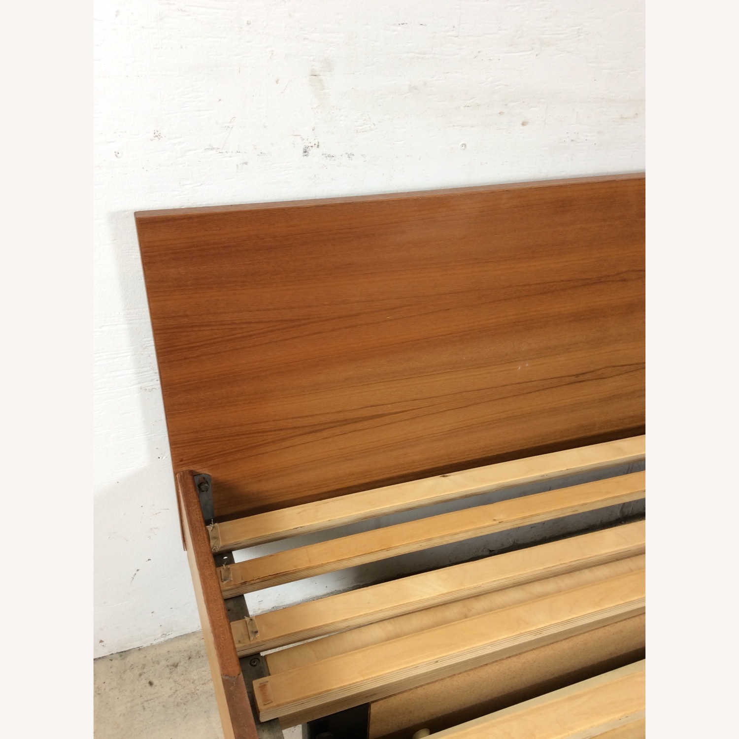 Danish Teak Queen Bed Frame with 2 Storage Drawers - image-15
