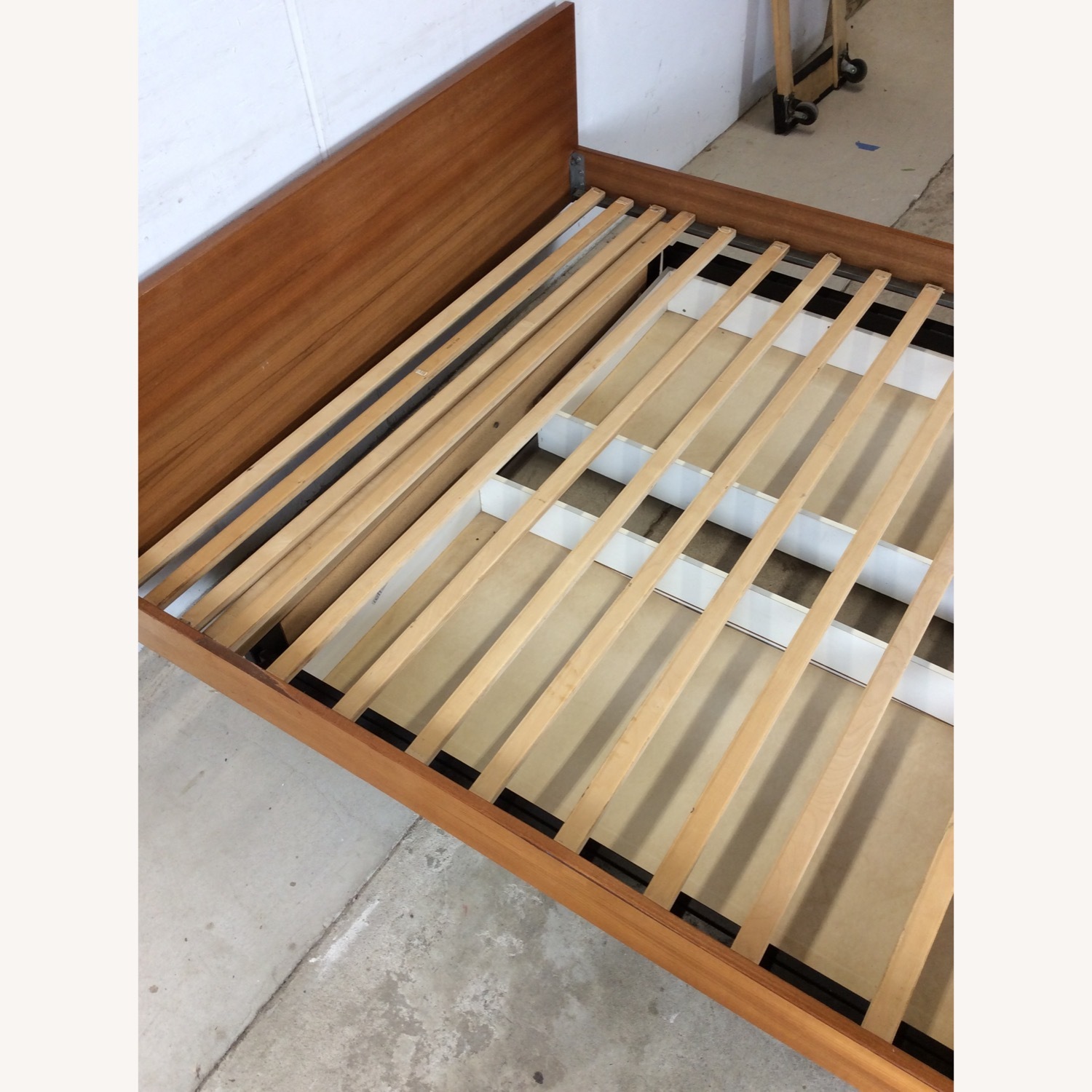 Danish Teak Queen Bed Frame with 2 Storage Drawers - image-14