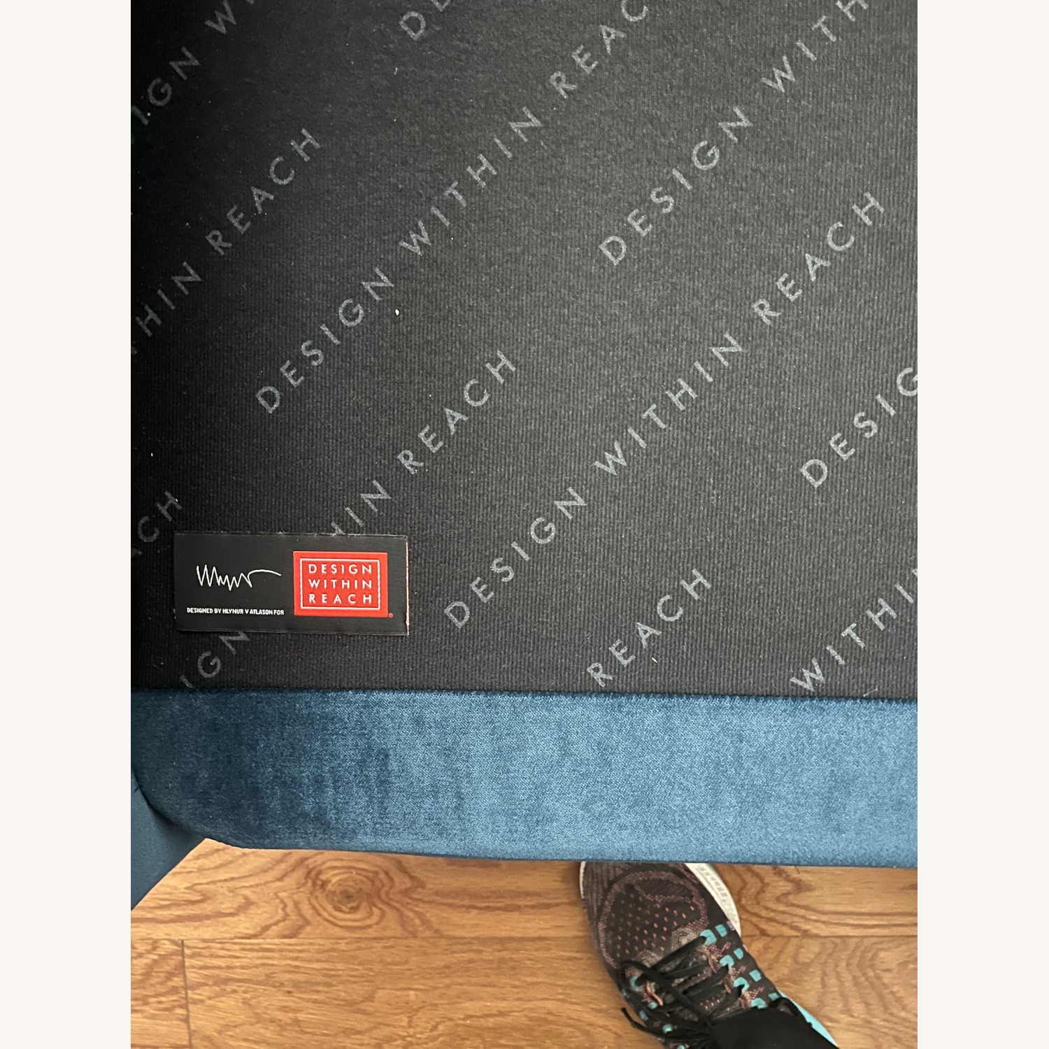 Design Within Reach Pastille Blue Velvet 3+ Seater Sofa - image-10