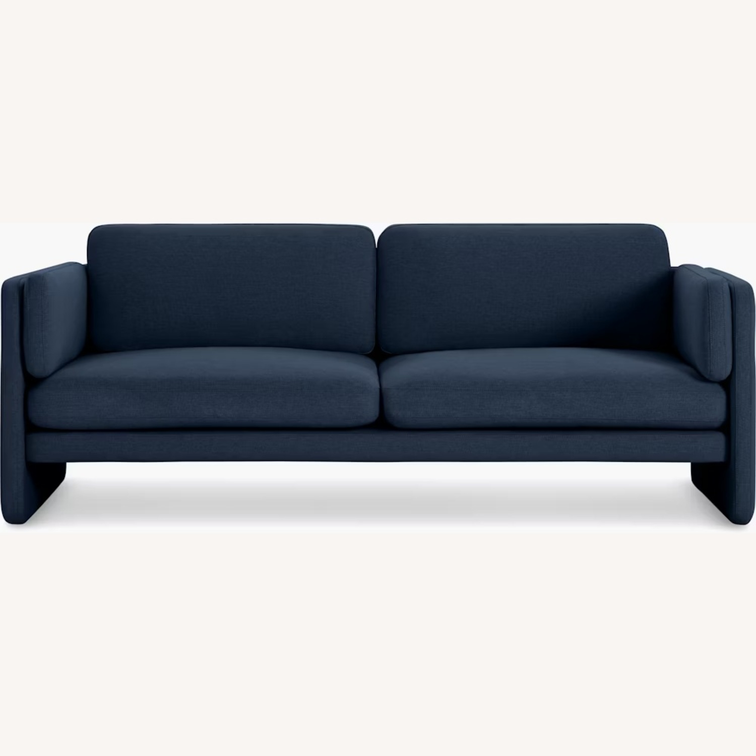 Design Within Reach Pastille Blue Velvet 3+ Seater Sofa - image-11