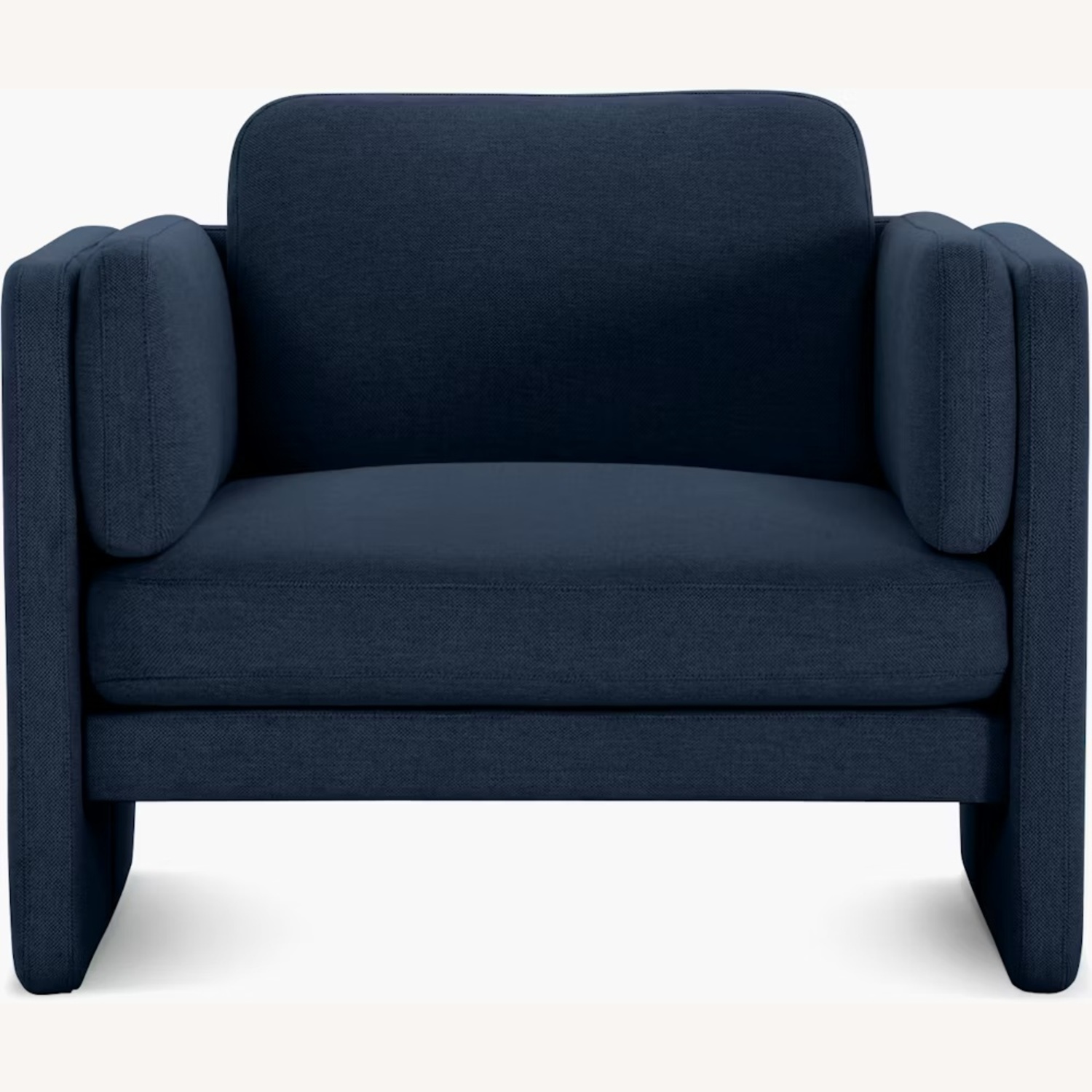 Design Within Reach Pastille Blue Velvet Armchair - image-12