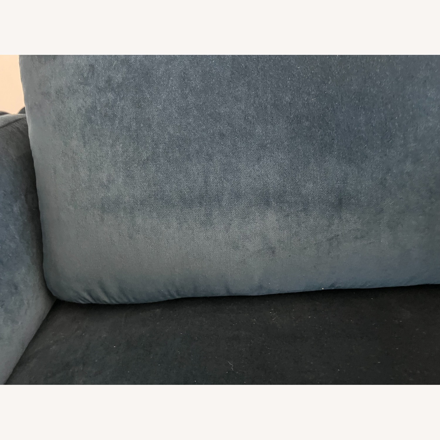 Design Within Reach Pastille Blue Velvet Armchair - image-3