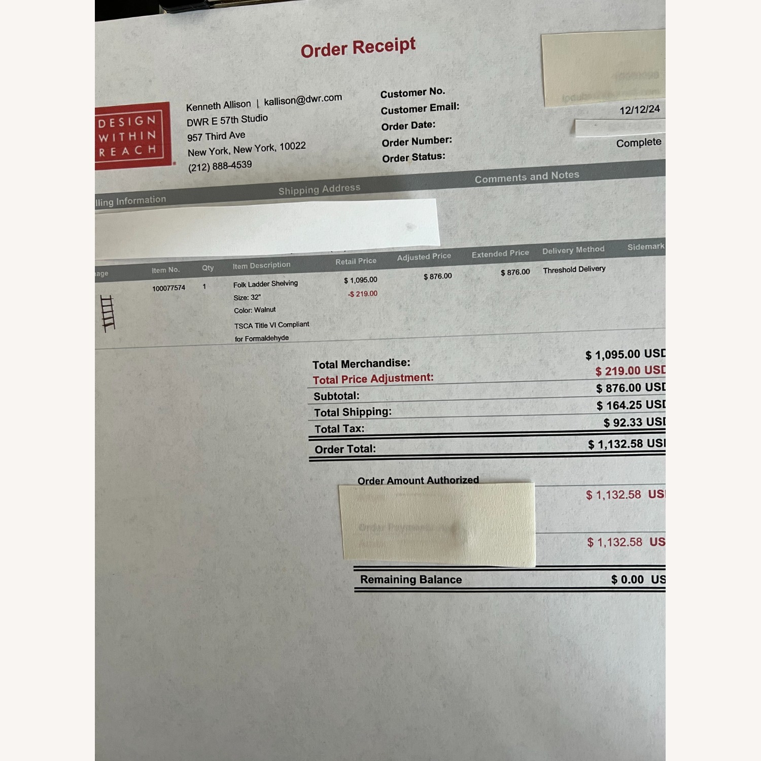 Design Within Reach 32" Brown Bookcase - image-6