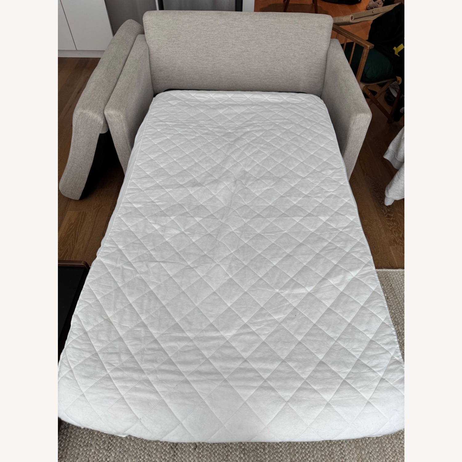 Joybird Elliot Light Gray Fabric Sleeper Sofa - image-6