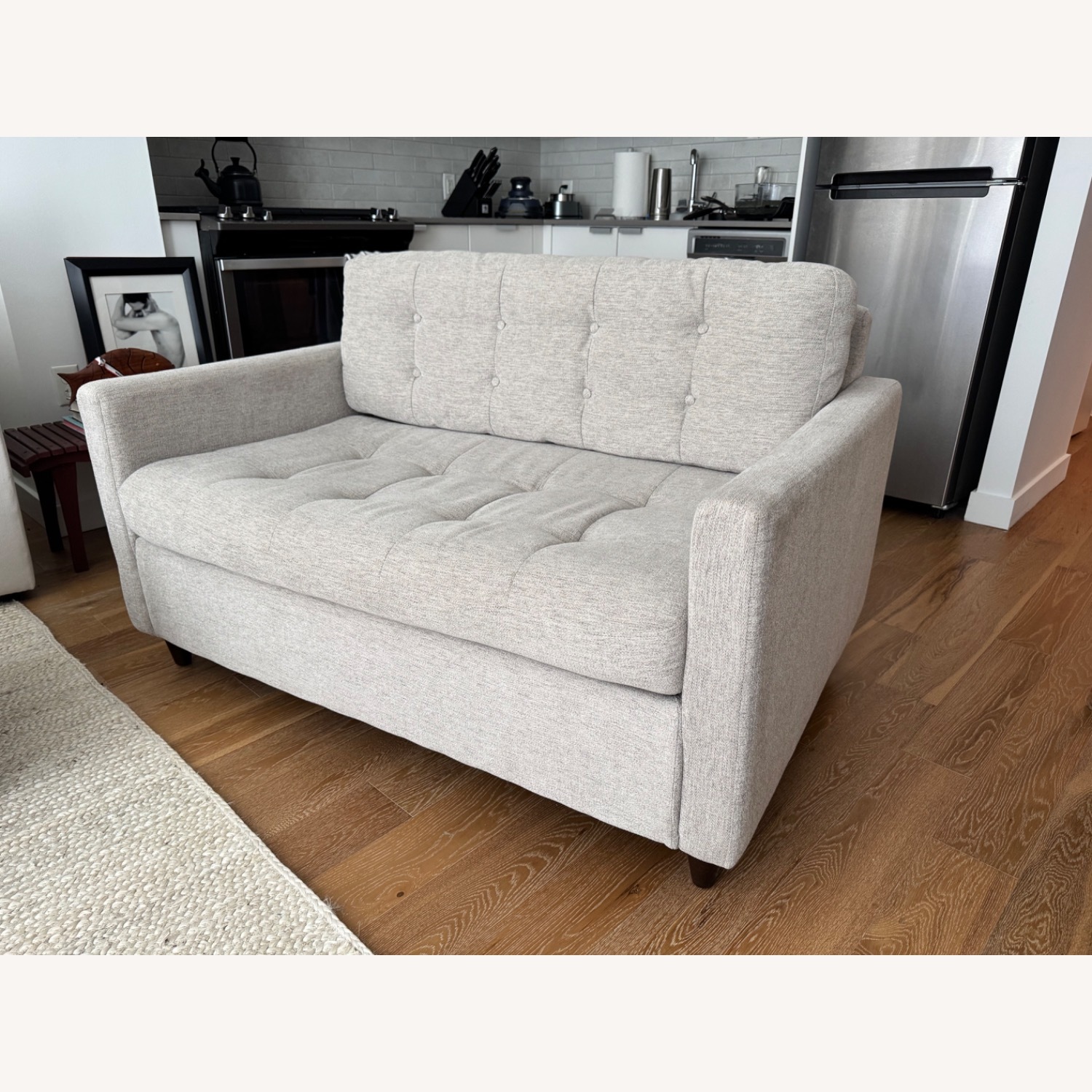 Joybird Elliot Light Gray Fabric Sleeper Sofa - image-3