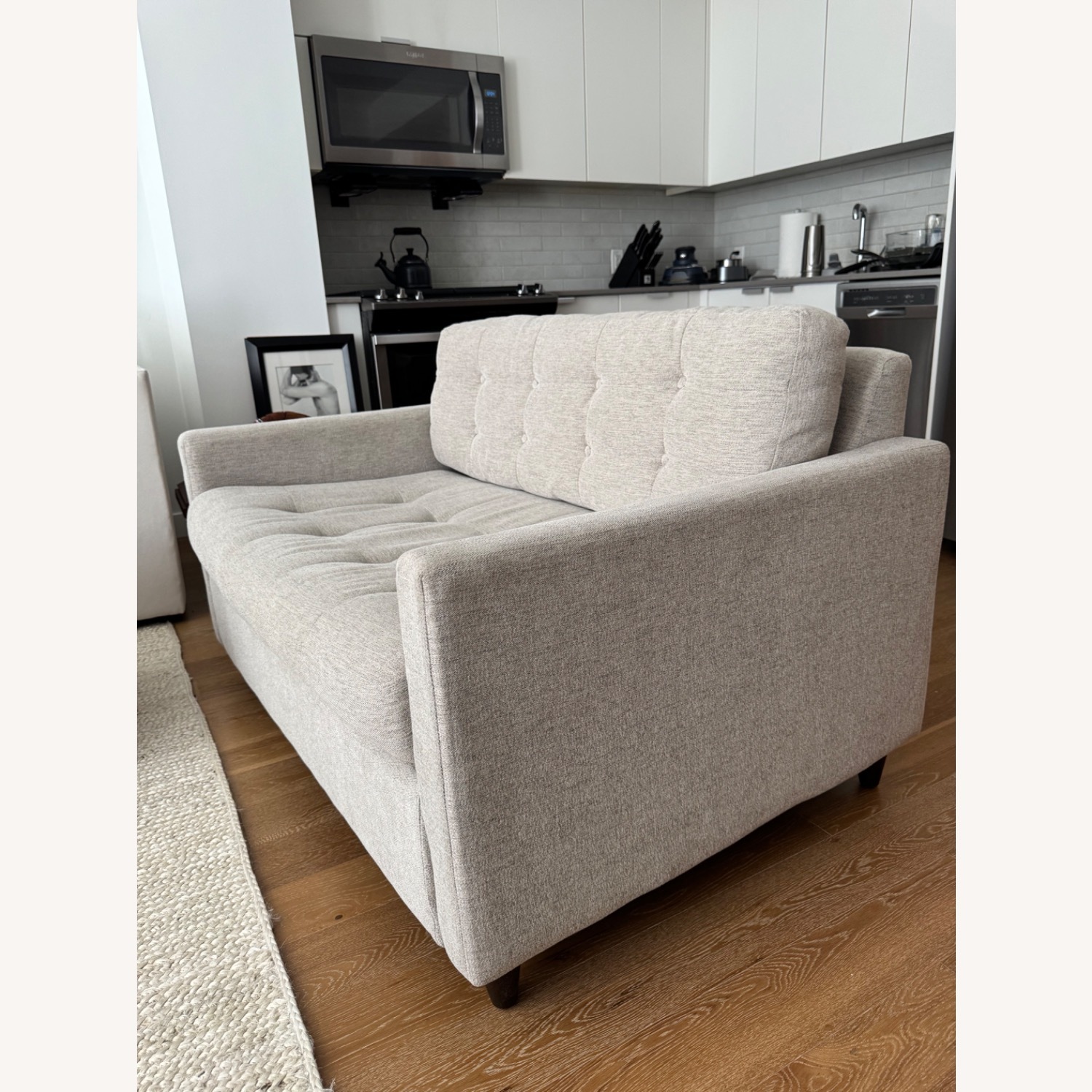 Joybird Elliot Light Gray Fabric Sleeper Sofa - image-2