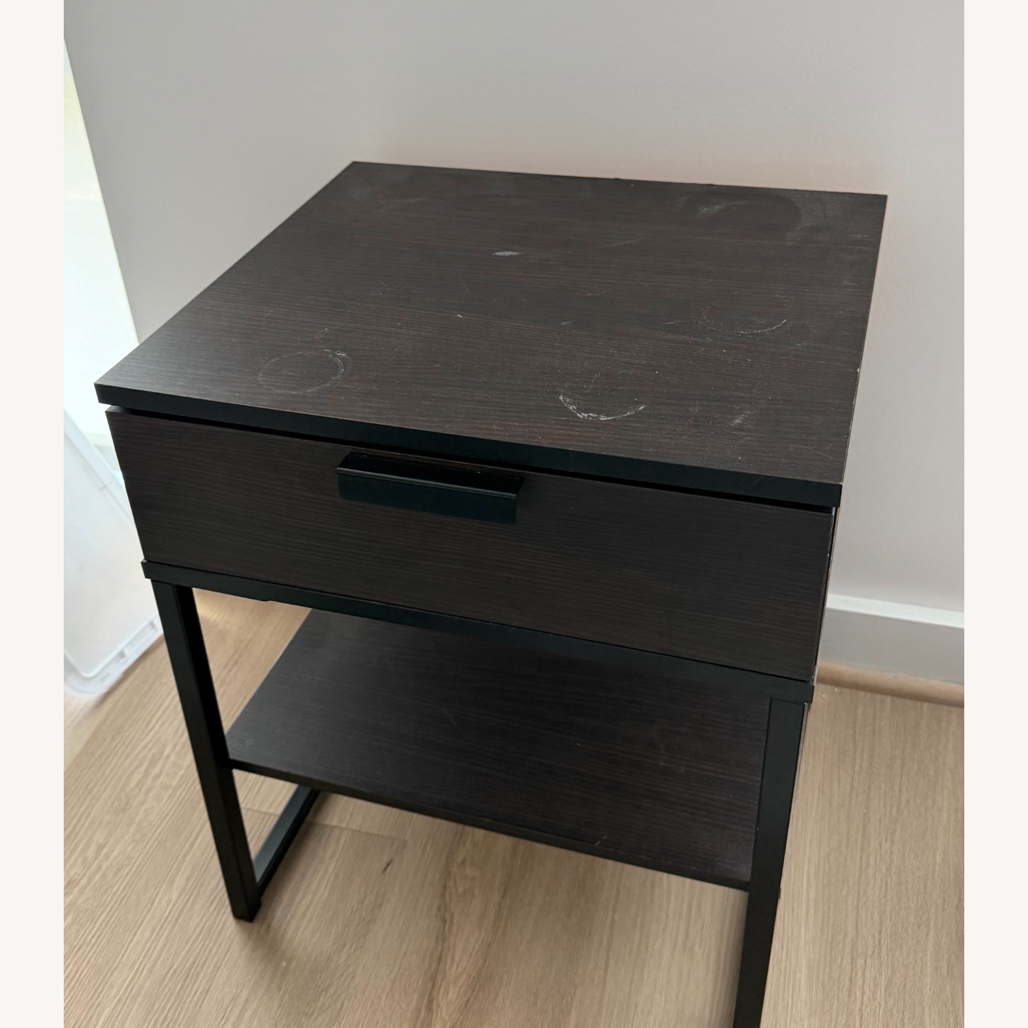 IKEA TRYSIL Dark Brown Nightstand - image-2