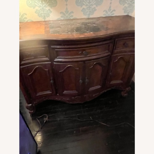 Used Vintage/Antique Dark Brown Sideboard for sale on AptDeco
