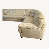 Natuzzi 3 Piece Leather Sectional