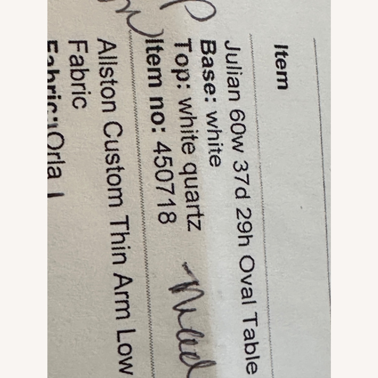 Room & Board Julian White Dining Table - image-3