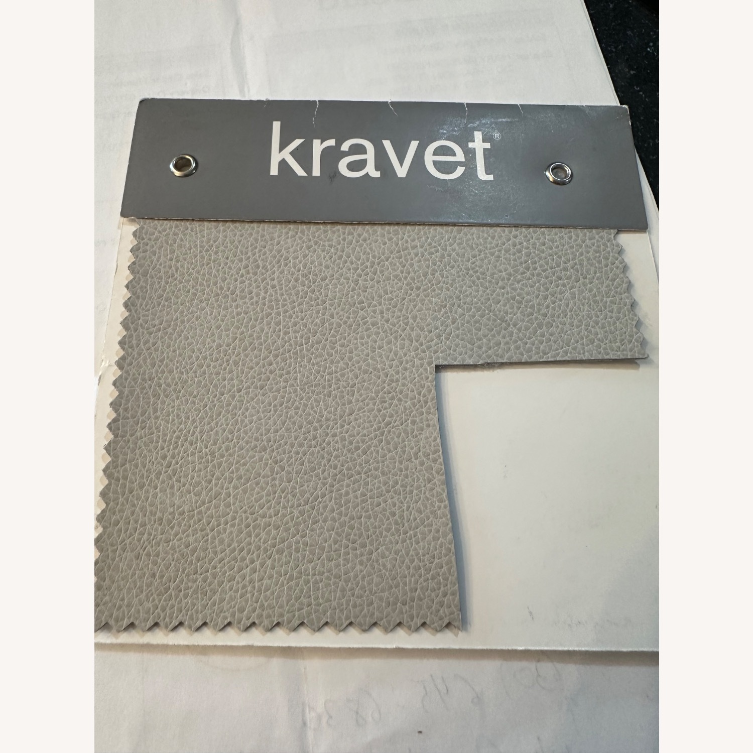 Light Gray Faux Leather Dining Chairs - image-17