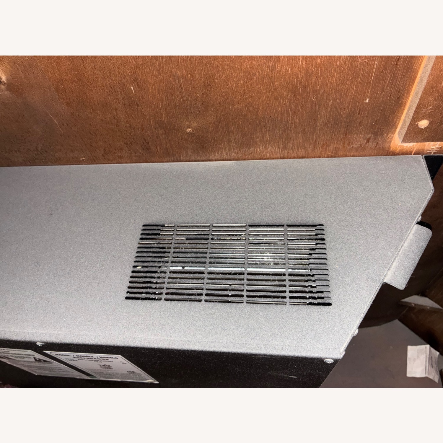 Large dark/medium electric fireplace - image-10