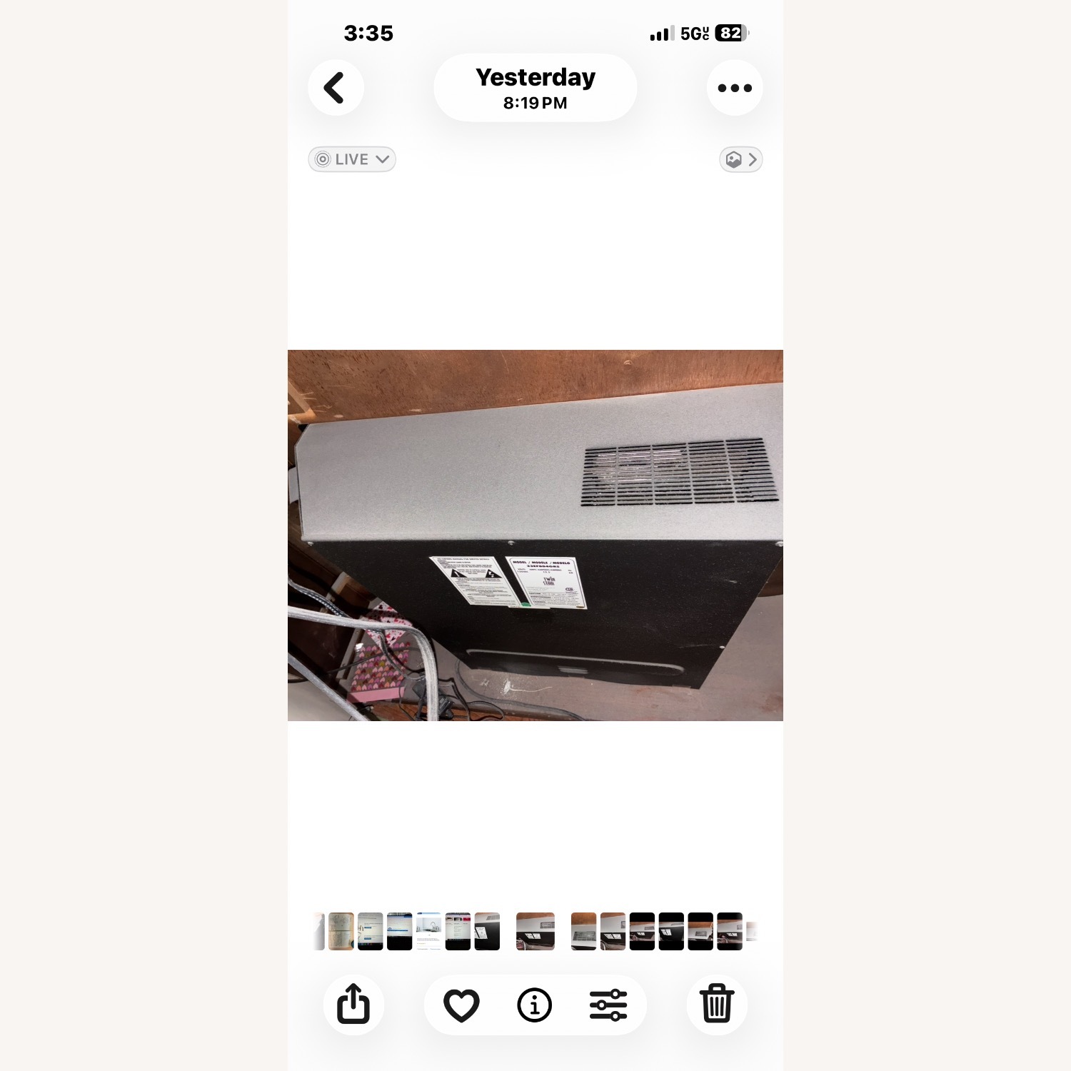 Large dark/medium electric fireplace - image-13