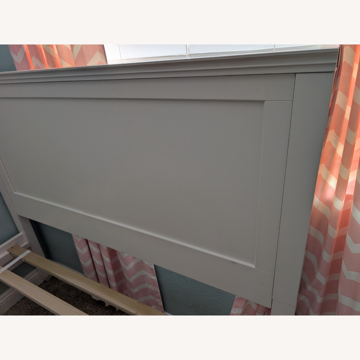 Pottery Barn White Wood Full Bed - image-4