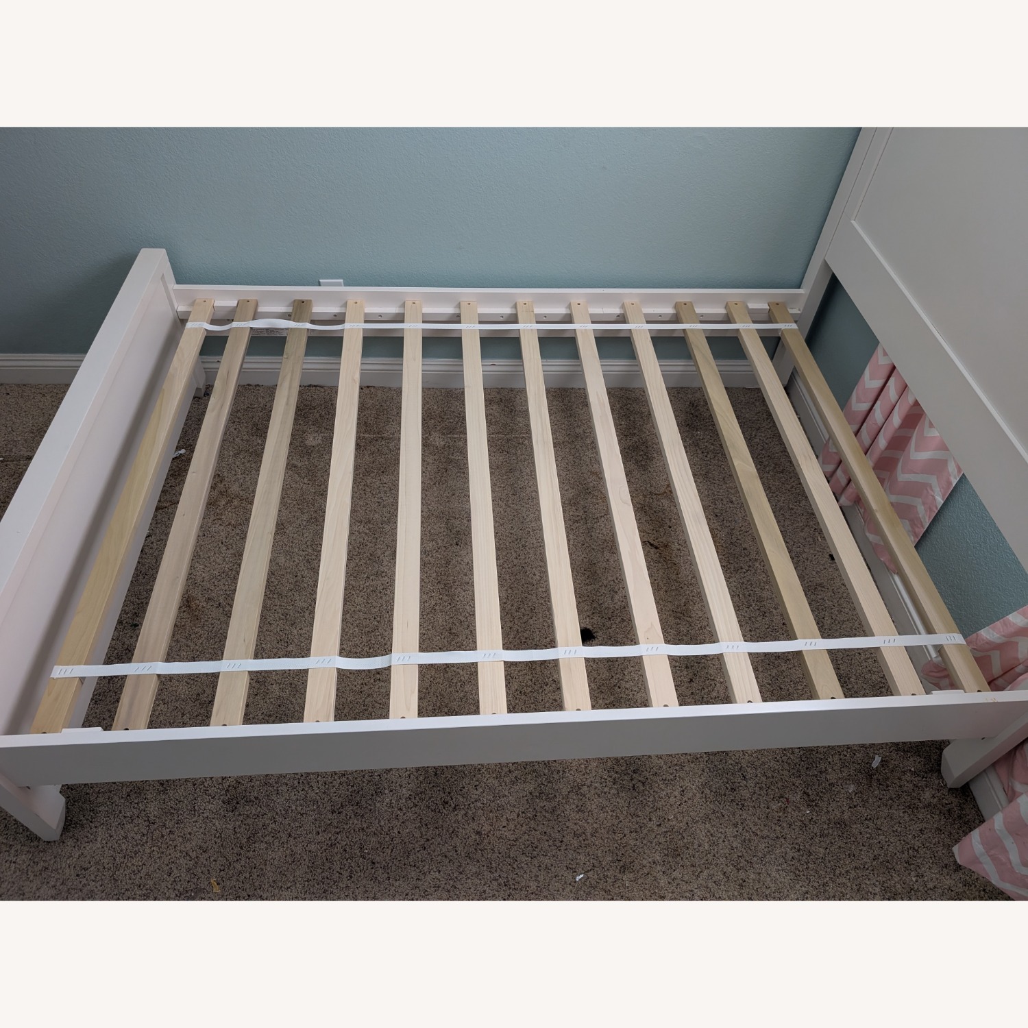 Pottery Barn White Wood Full Bed - image-2