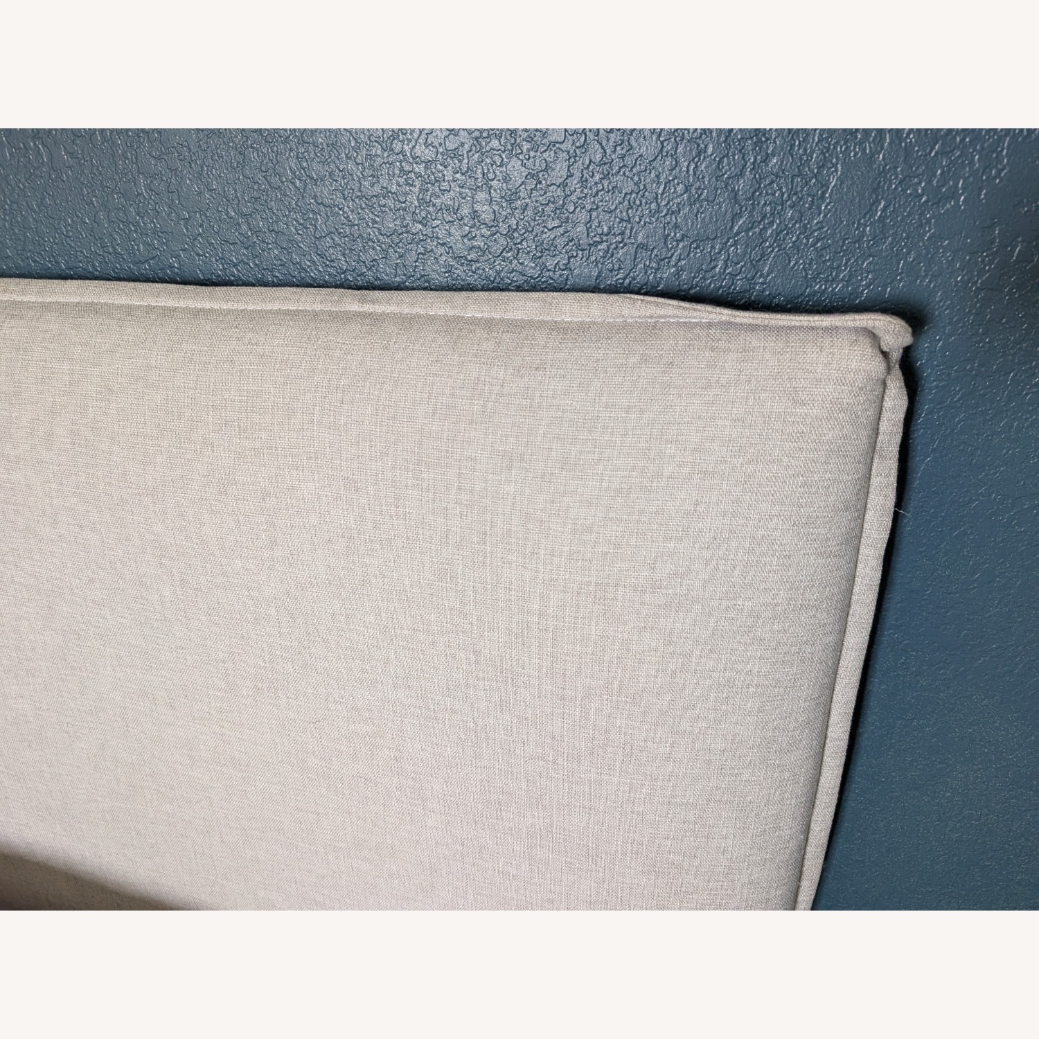 Light Gray Fabric King Bed - image-3