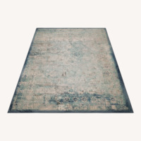 CISCO Brothers Blue Wool Blend Area Rug 6' x 9'