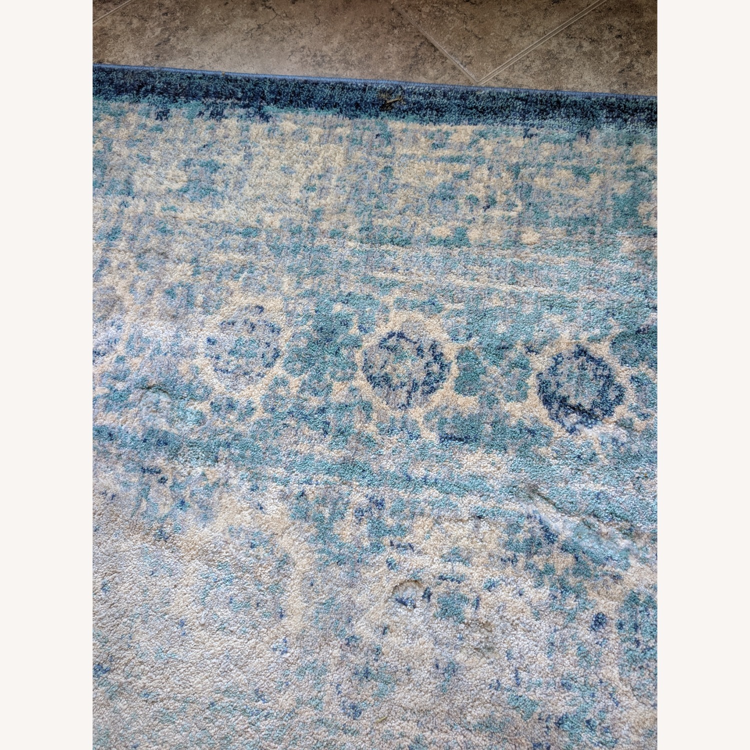 CISCO Brothers Blue Wool Blend Area Rug 6' x 9' - image-2
