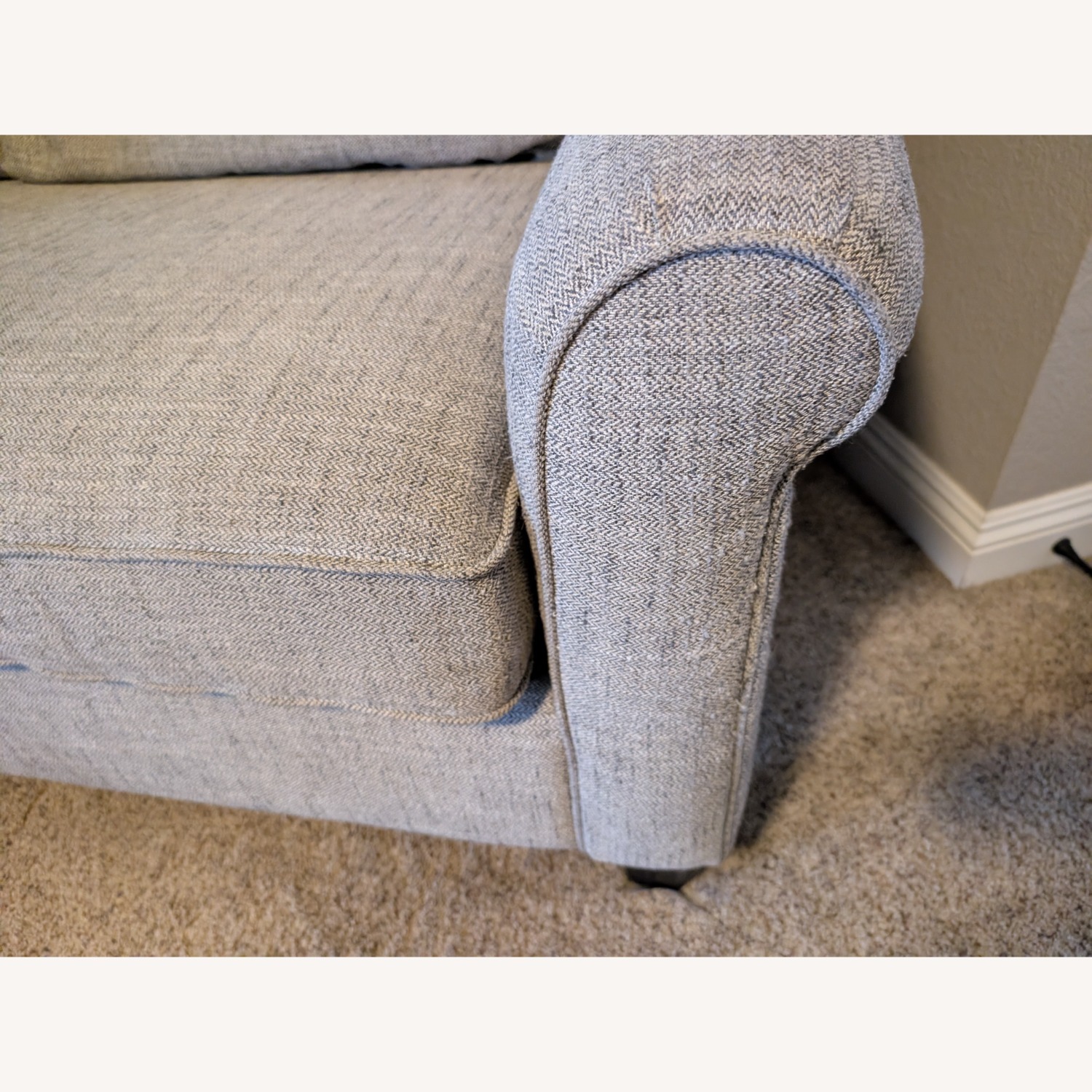 La-Z-Boy Light Gray Fabric Loveseat - image-2