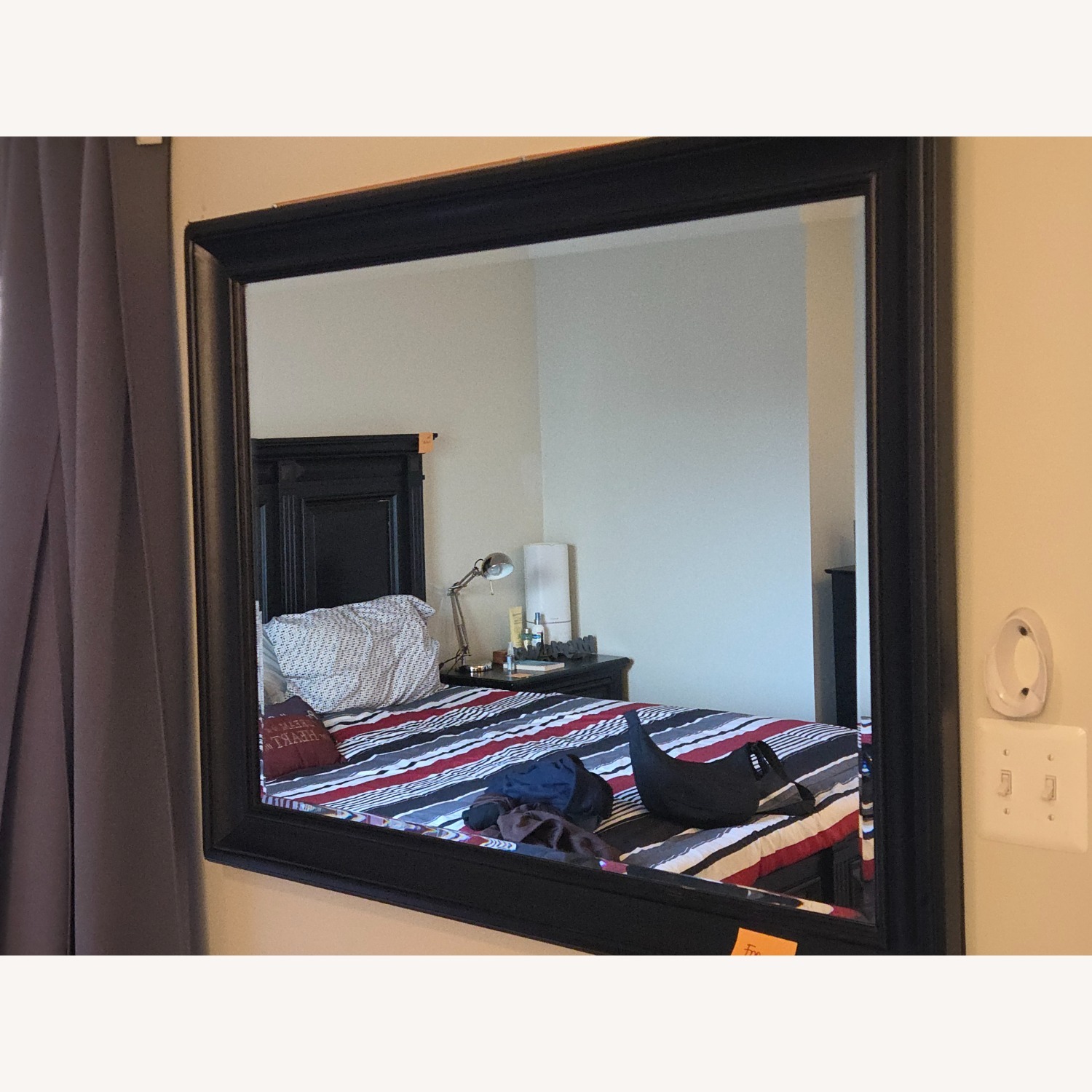 American Standard Black Wood King Bed - image-3