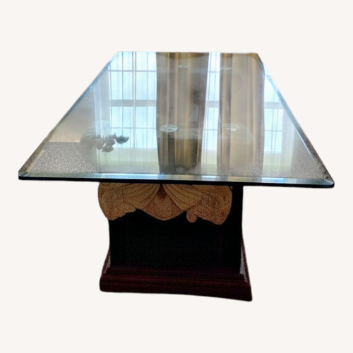 Used Glass Dining Table Top  for sale on AptDeco