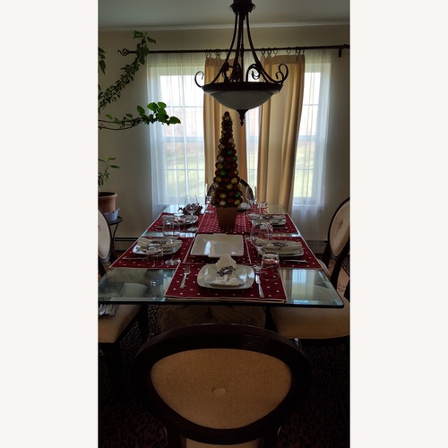 Used Glass Dining Table Top for sale on AptDeco
