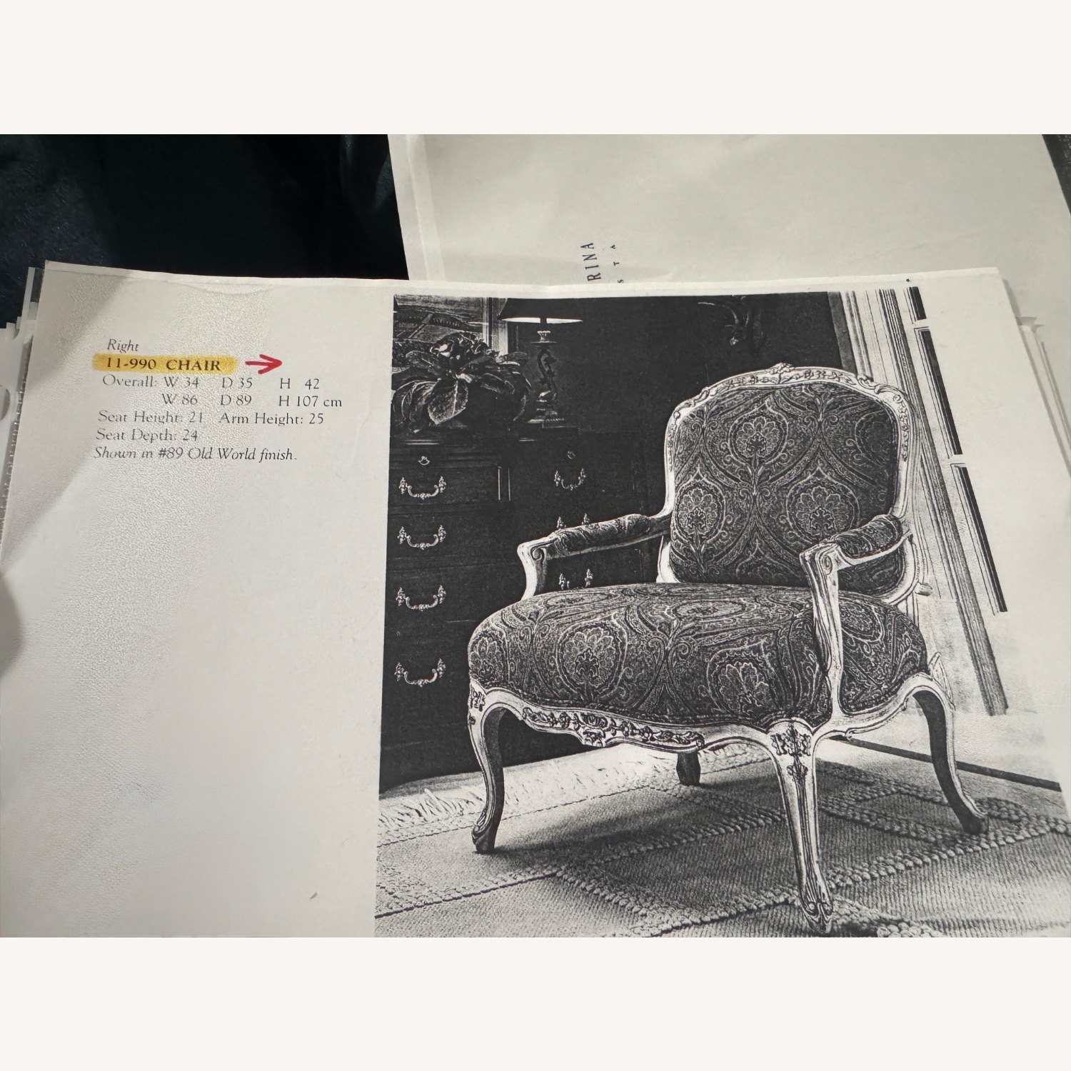 French Louis XV Berger Chair - image-11