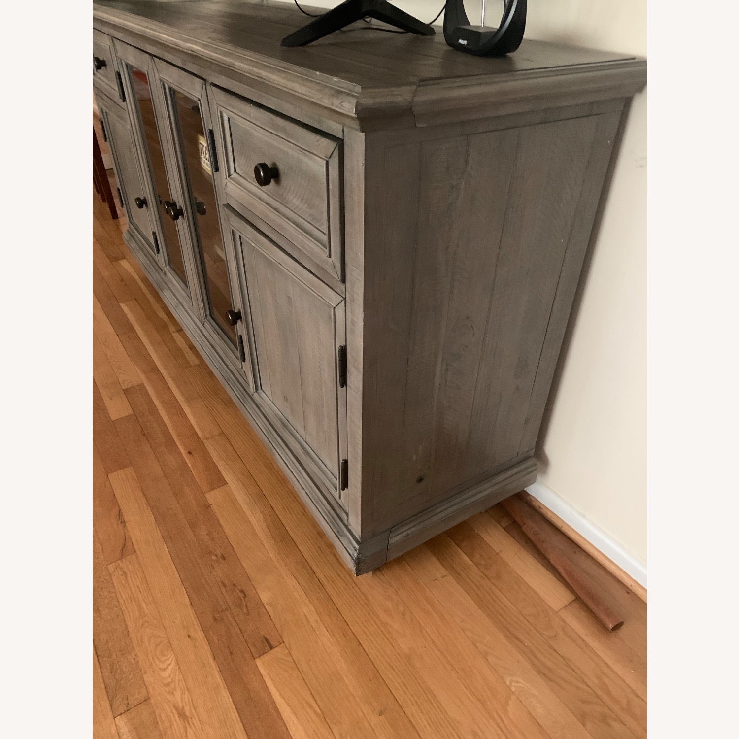 Havertys Dark Gray Beckley Console - image-4