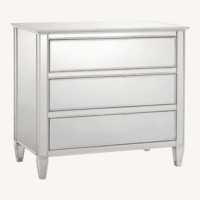 Pottery Barn Park 3 - Drawer Mirrored Dresser