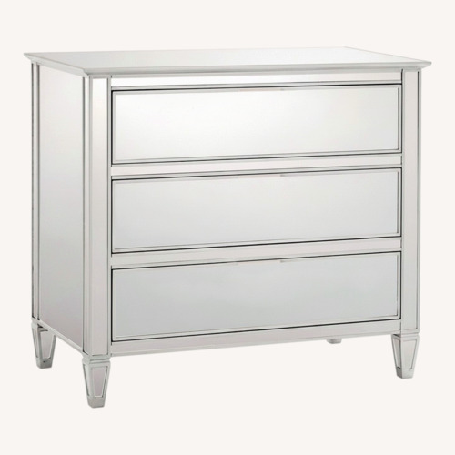 Used Pottery Barn Park 3 - Drawer Mirrored Dresser for sale on AptDeco