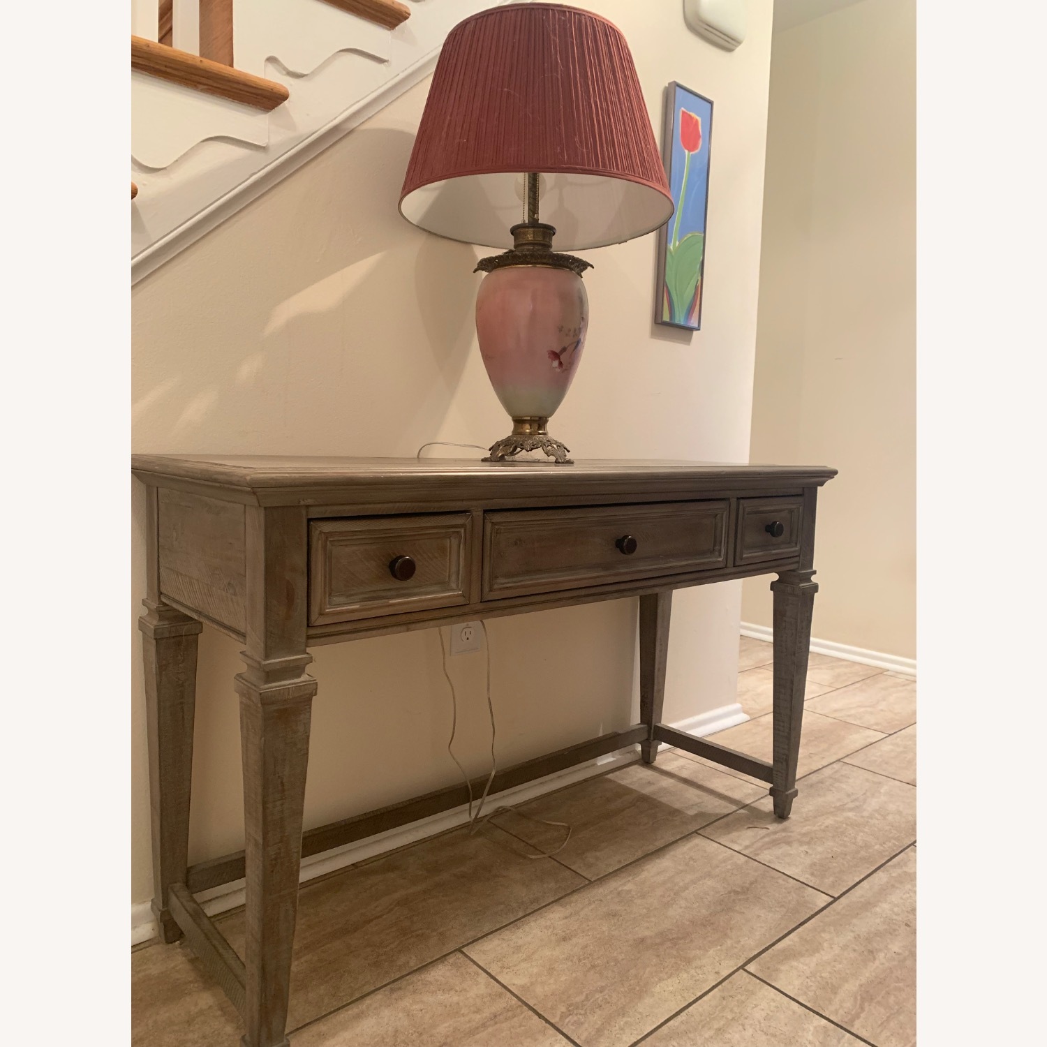 Havertys Beckley Dark Gray Side Table - image-1