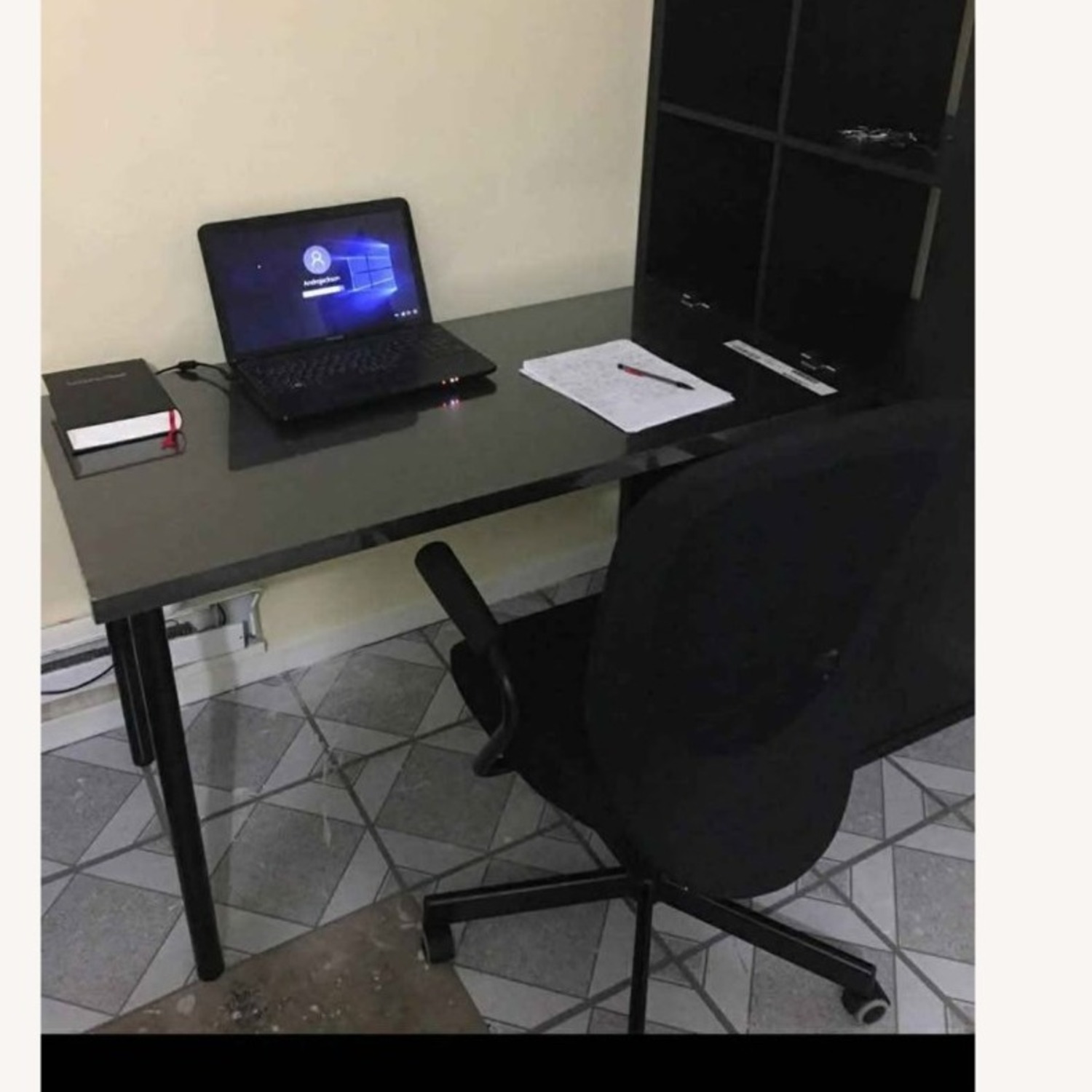 IKEA Flintan Black Office Chair - image-2