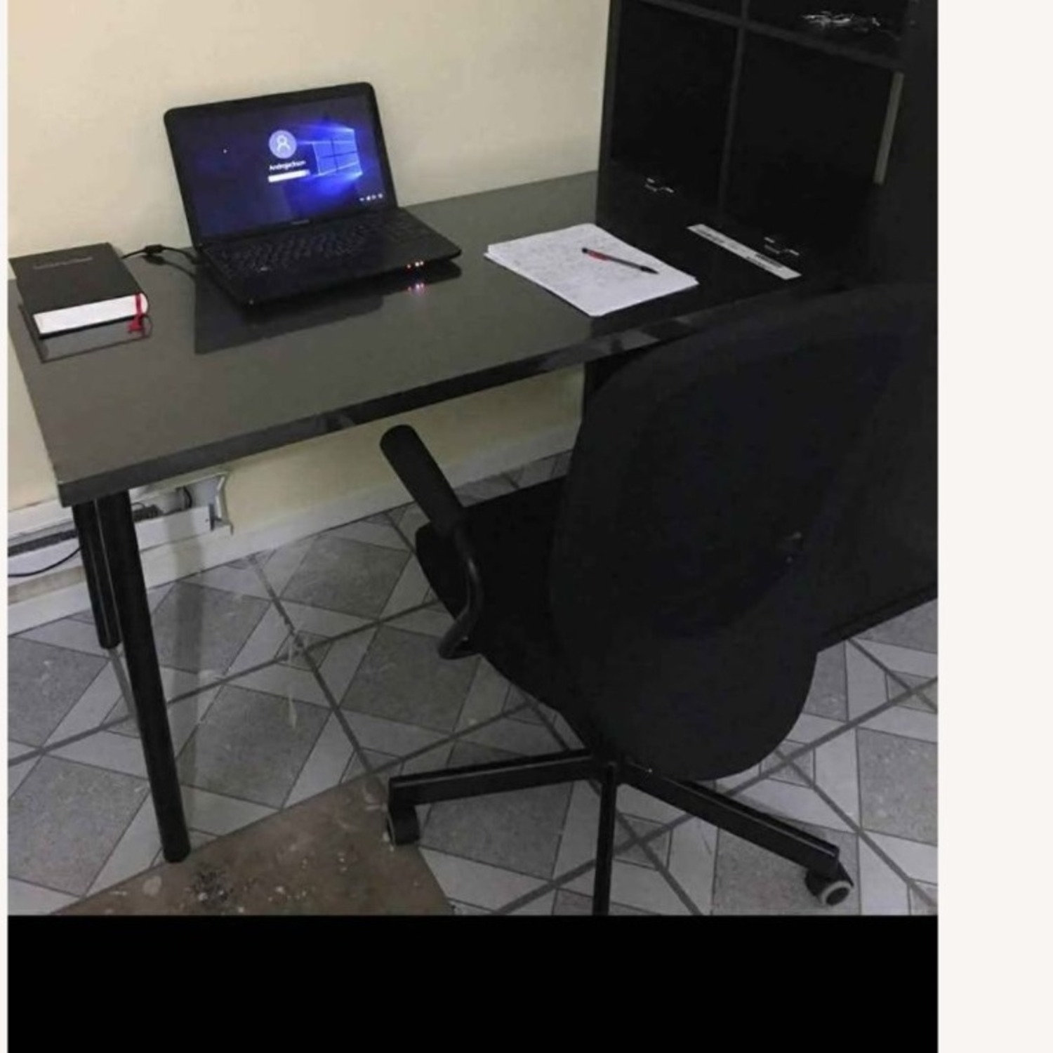 IKEA Flintan Black Office Chair - image-4