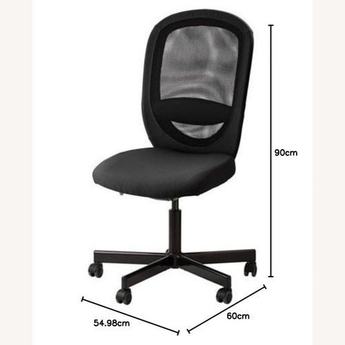 Used IKEA Flintan Black Office Chair for sale on AptDeco