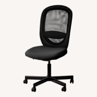 IKEA Flintan Black Office Chair