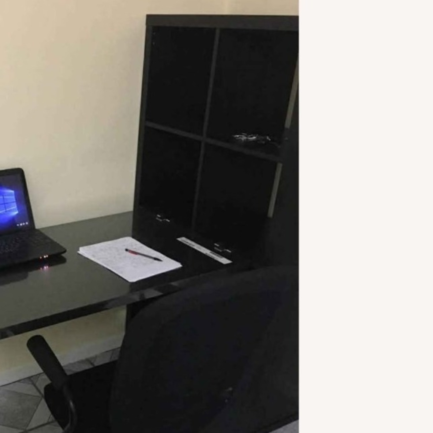 IKEA Kallax Black Wall Unit - image-3