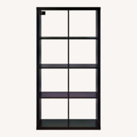 IKEA Kallax Black Wall Unit