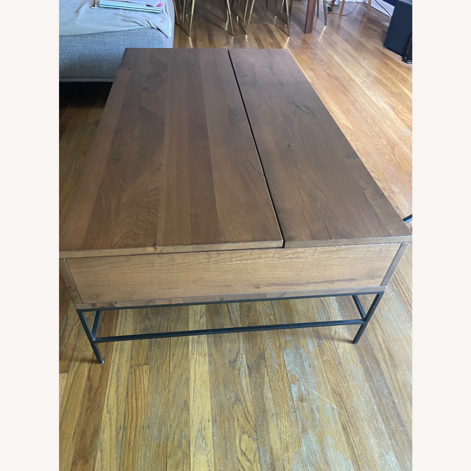 Scandinavian Designs Dark Brown Wood Coffee Table - image-2